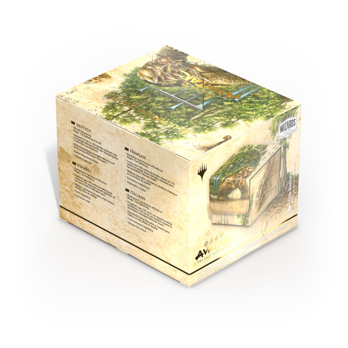 Ultimate Guard: XenoSkin Sidewinder 100+ Deck Box - The Lion-Turtle (MTG: Avatar)