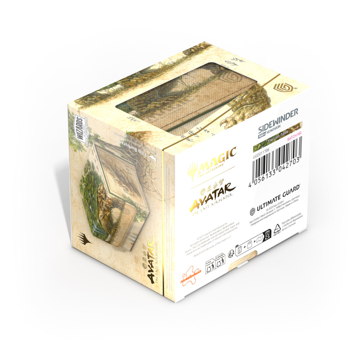 Ultimate Guard: XenoSkin Sidewinder 100+ Deck Box - The Lion-Turtle (MTG: Avatar)