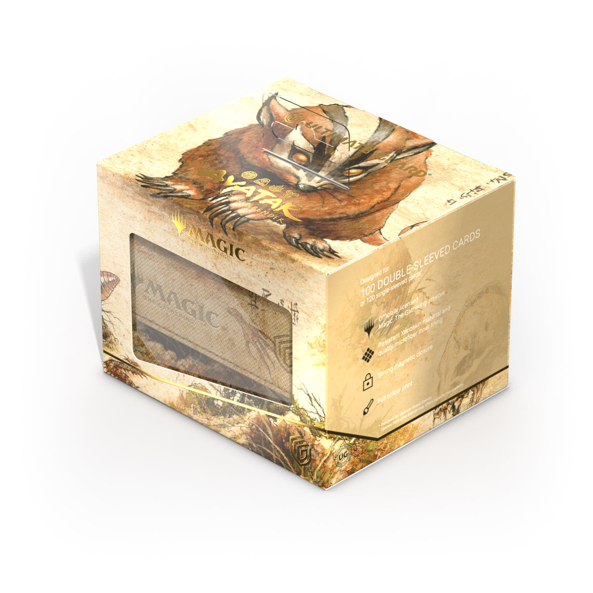 Ultimate Guard: XenoSkin Sidewinder 100+ Deck Box - Badgermole Cub (MTG: Avatar)