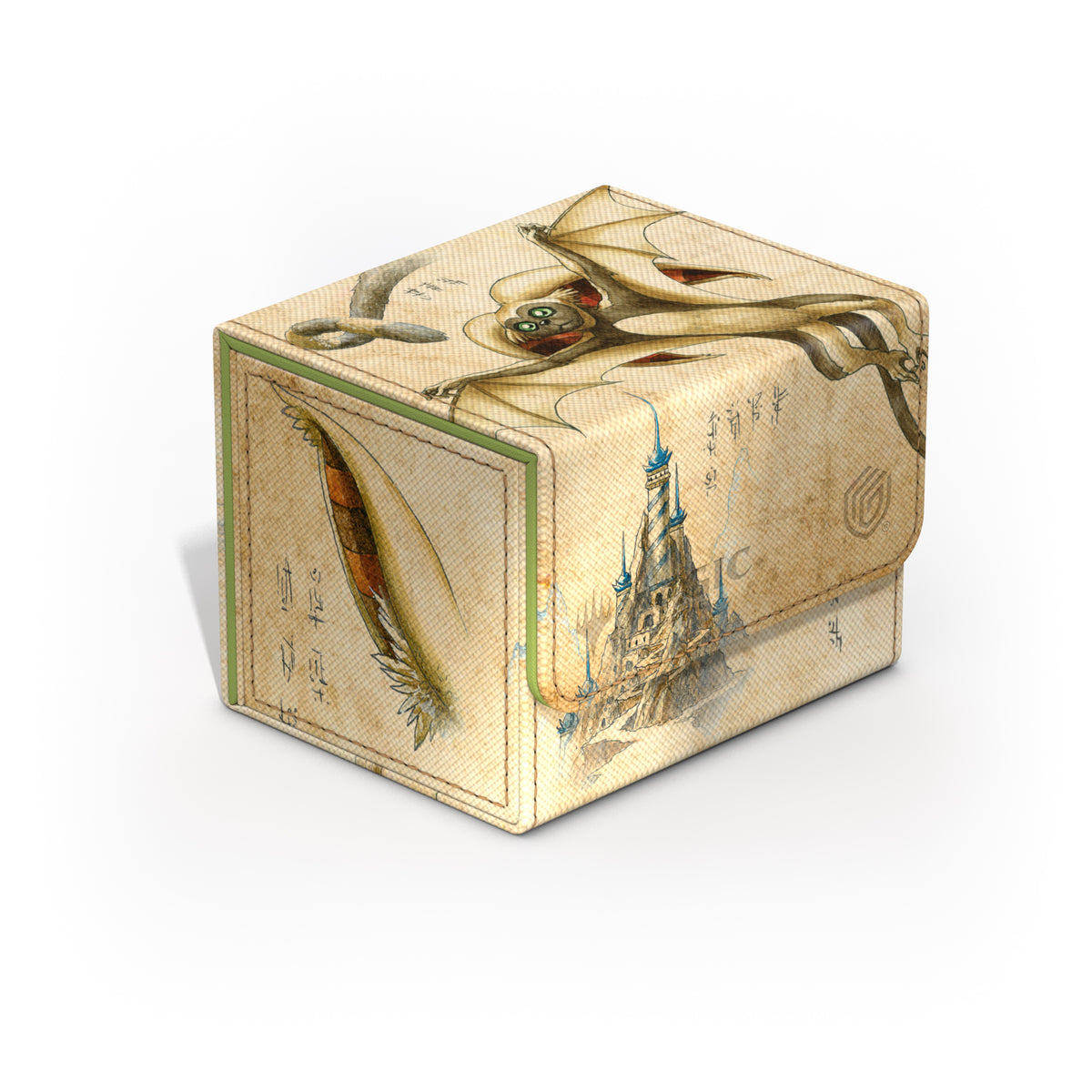 Ultimate Guard: XenoSkin Sidewinder 100+ Deck Box - Momo, Friendly Flier (MTG: Avatar)