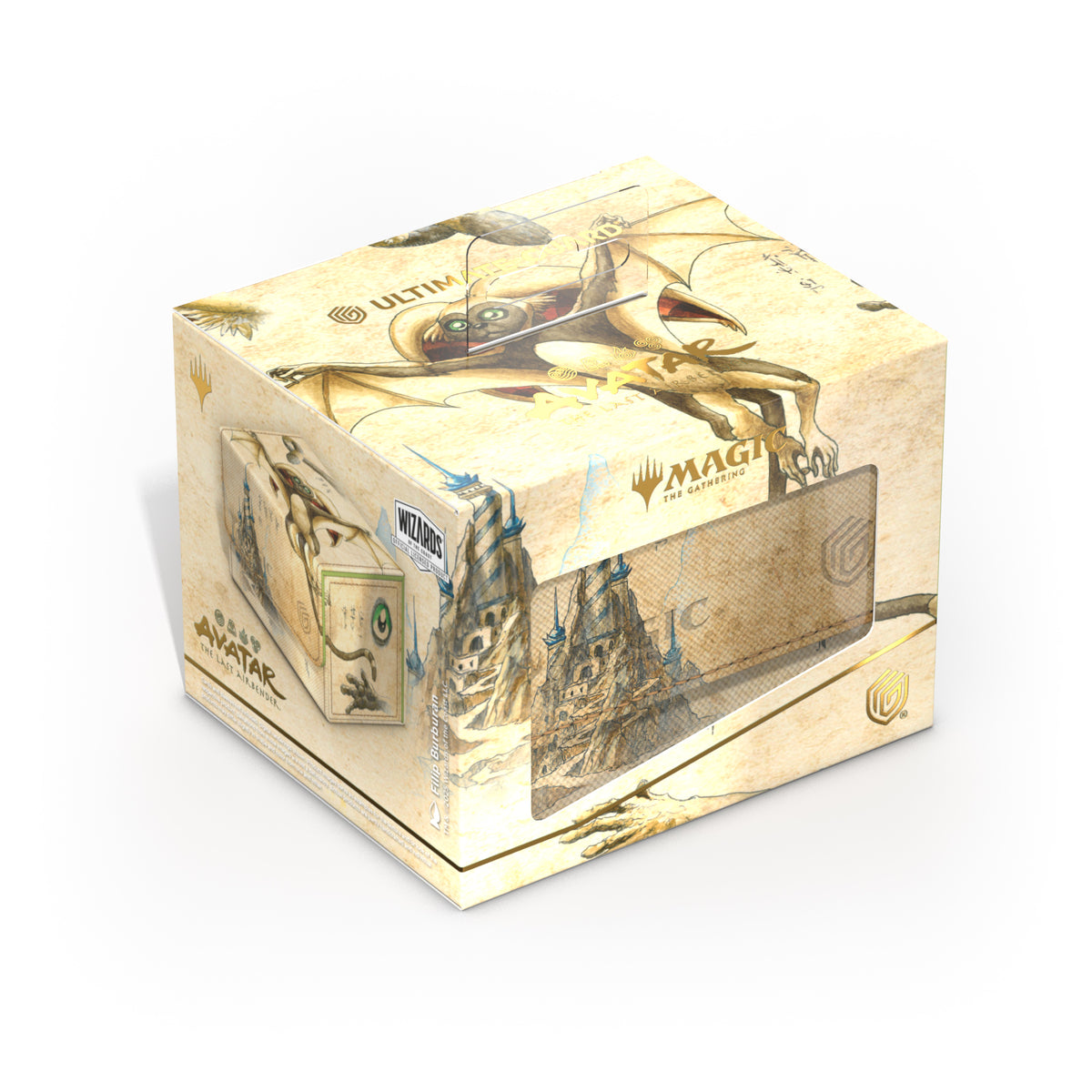 Ultimate Guard: XenoSkin Sidewinder 100+ Deck Box - Momo, Friendly Flier (MTG: Avatar)