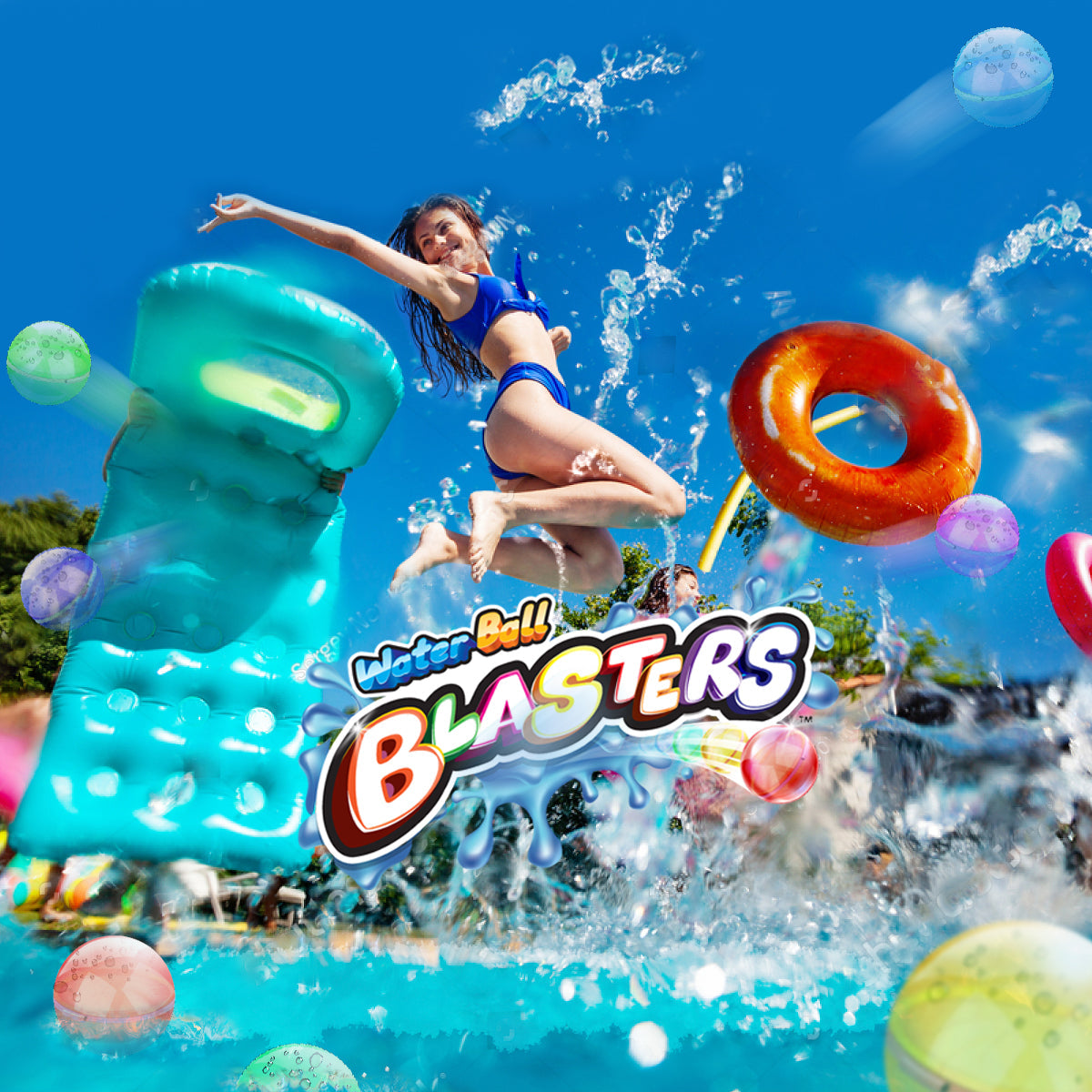 Water Ball Blasters - 6 pack (Glow in the Dark)