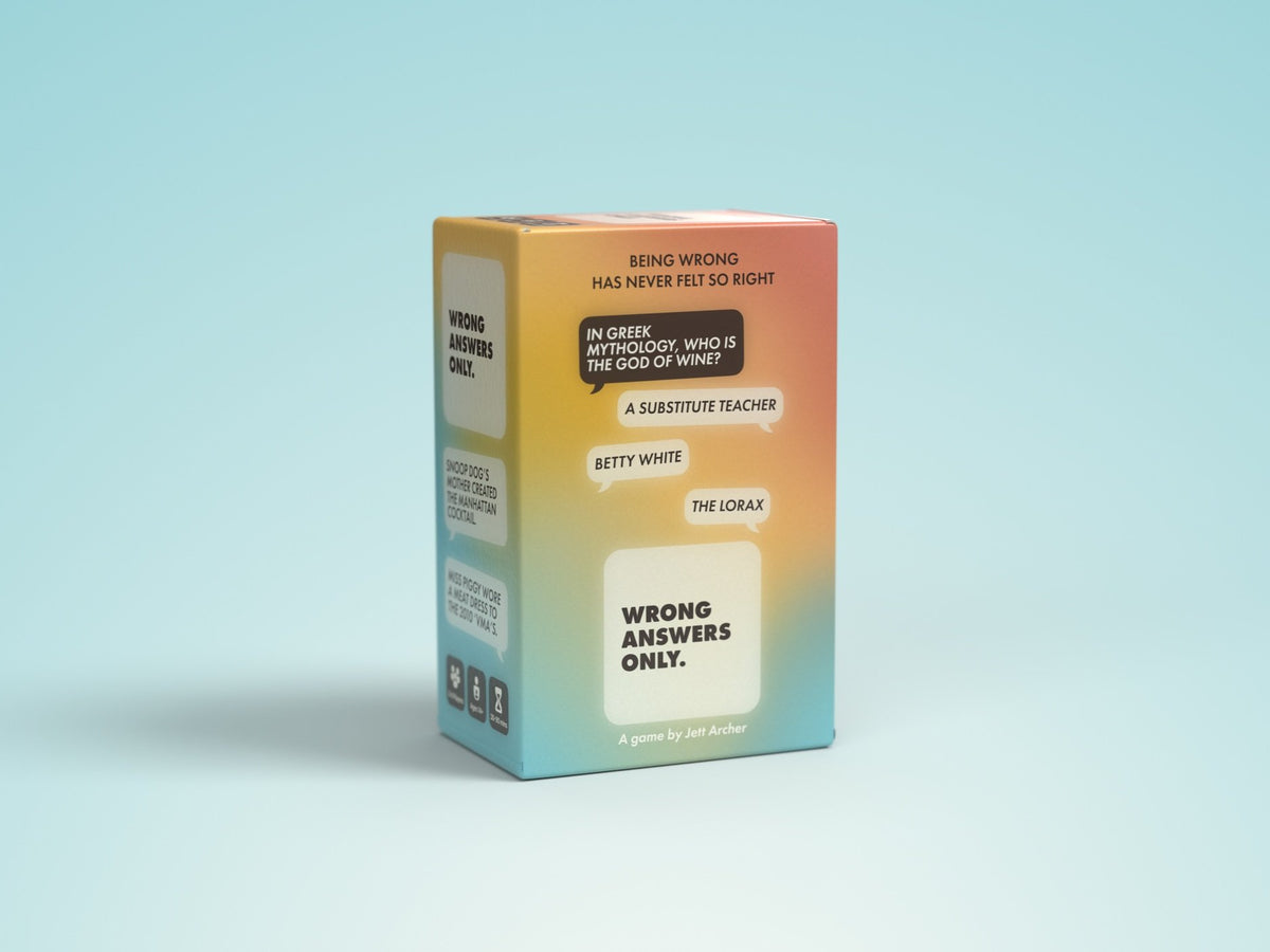 Wrong Answers Only - Party Game