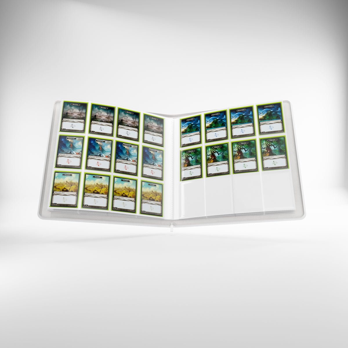 Gamegenic Zip-Up Album - White - 24-Pocket Standard-Size