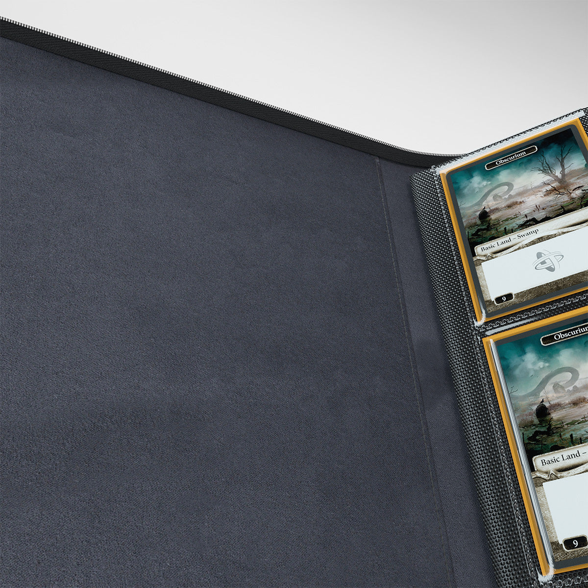 Gamegenic Zip-Up Album - Black - 8-Pocket Standard-Size