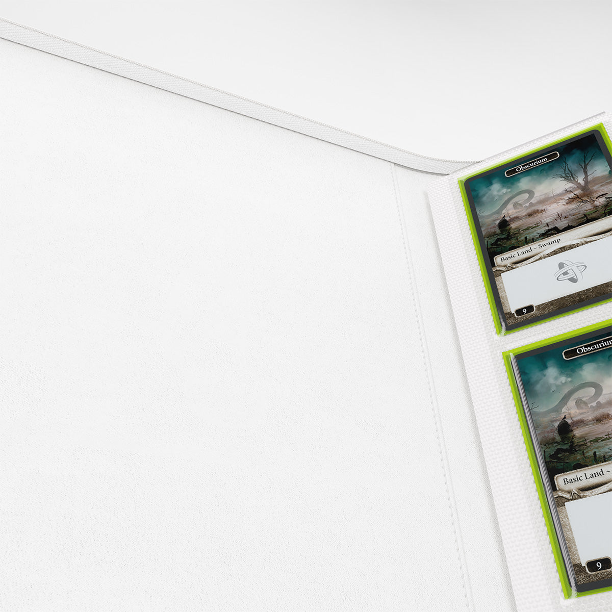 Gamegenic Zip-Up Album - White - 8-Pocket Standard-Size