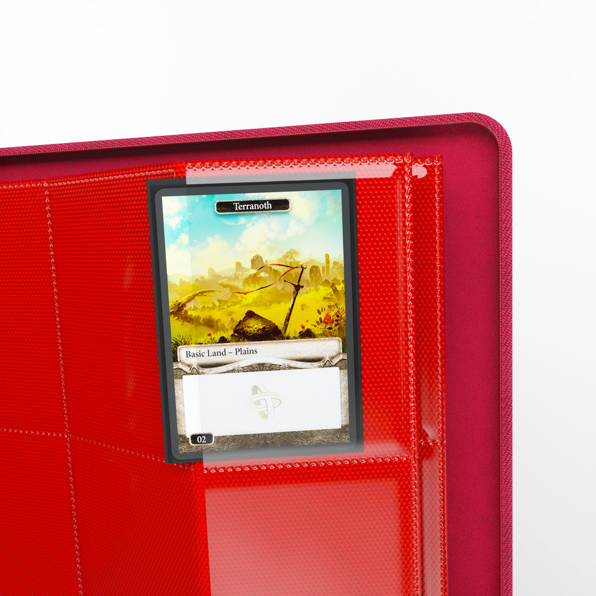 Gamegenic Zip-Up Album - Red - 8-Pocket Standard-Size