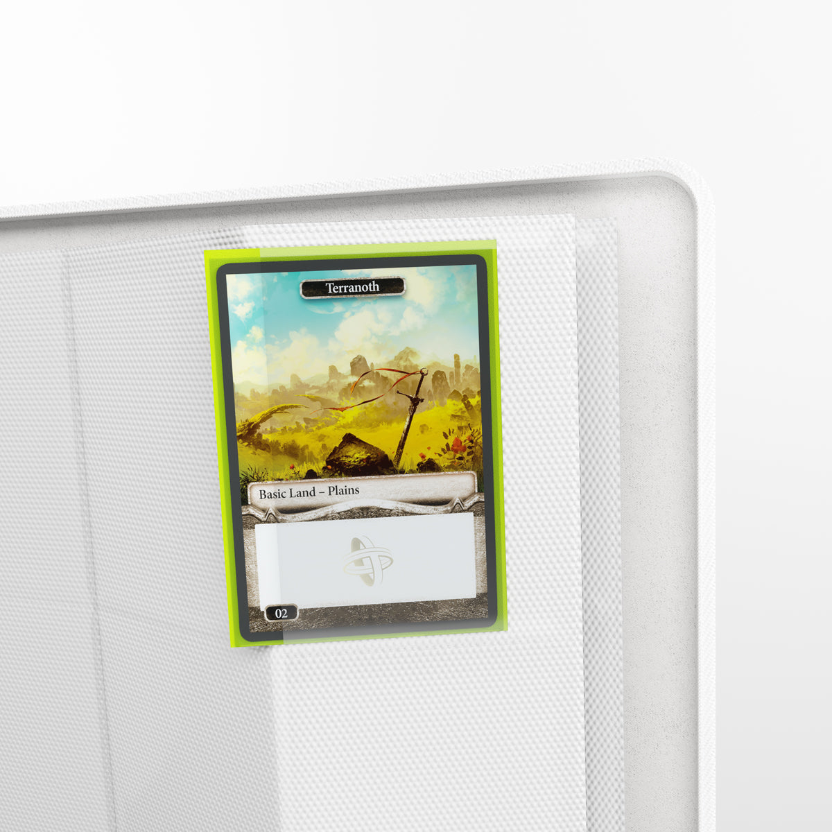 Gamegenic Zip-Up Album - White - 8-Pocket Standard-Size