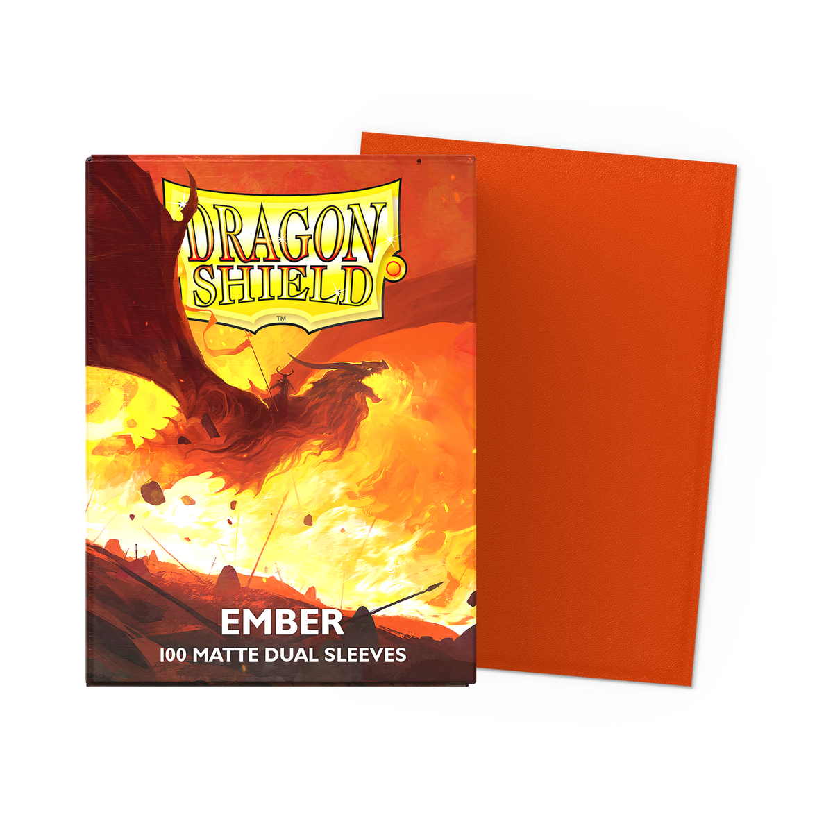 Dragon Shield: Sleeves - Matte Dual - Ember