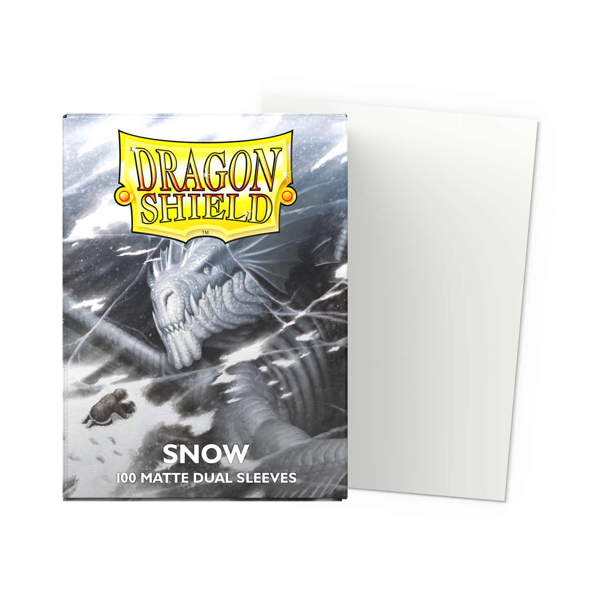 Dragon Shield: Sleeves - Matte Dual - Snow