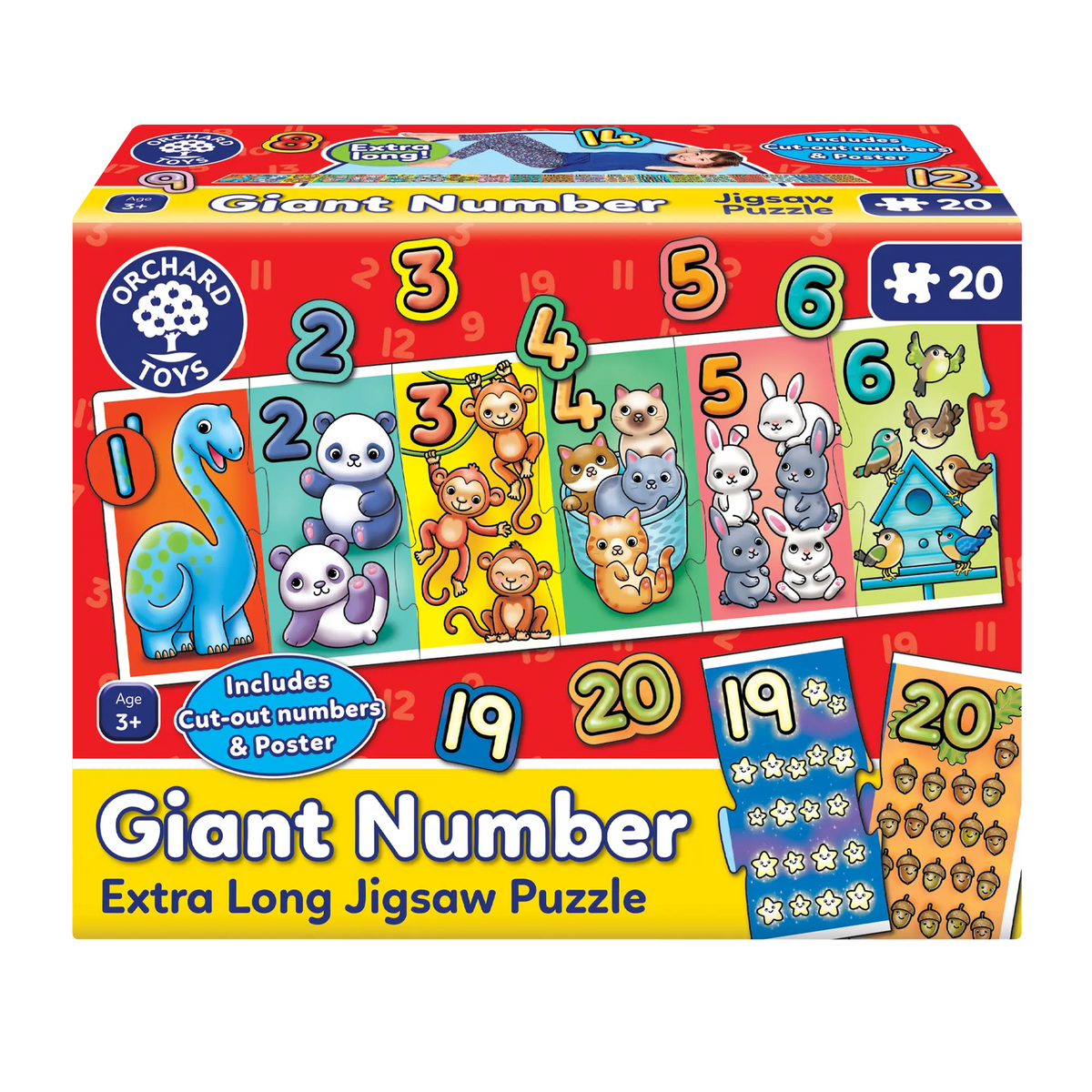 Giant Number - Extra Long Jigsaw Puzzle (Orchard Toys)