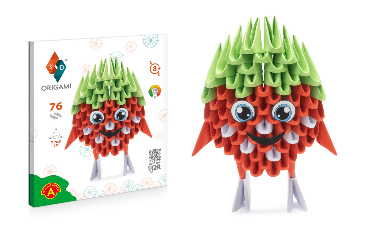Strawberry (Origami 3D)
