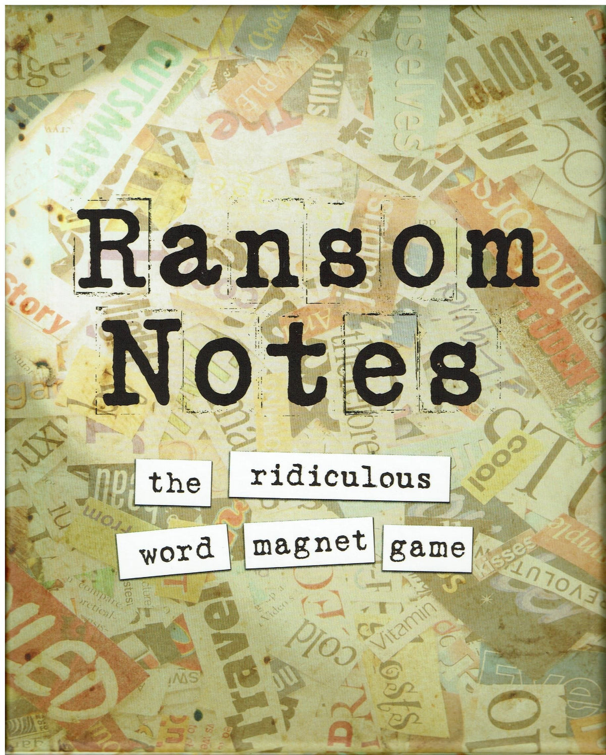 Ransom Notes - The Ridiculous Word Magnet Game