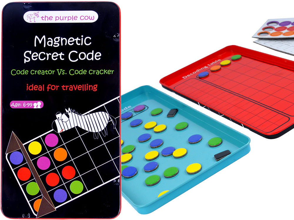 Magnetic Secret Code - Travel Tin (The Purple Cow)