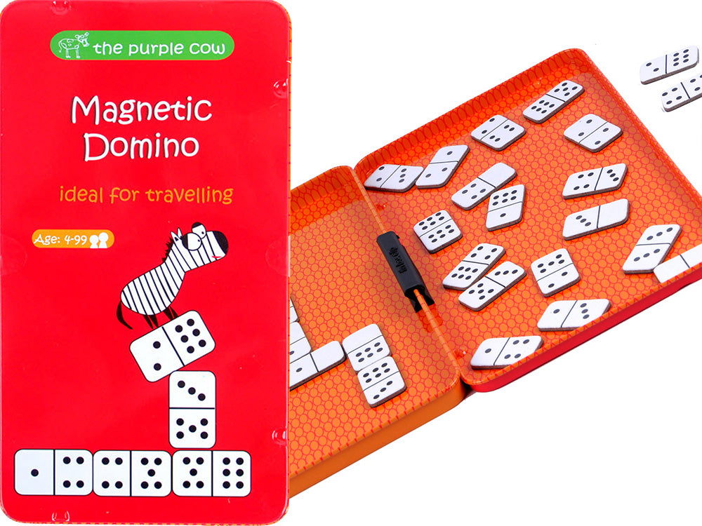 Magnetic Dominoes - Travel Tin (The Purple Cow)