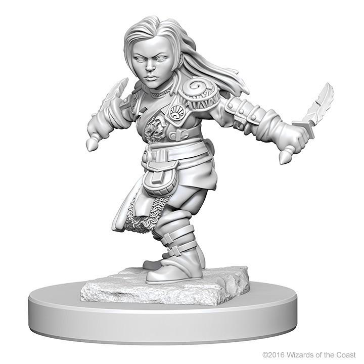 D&D - Halfling Female Rogue (Nolzurs Marvelous Unpainted Miniatures)