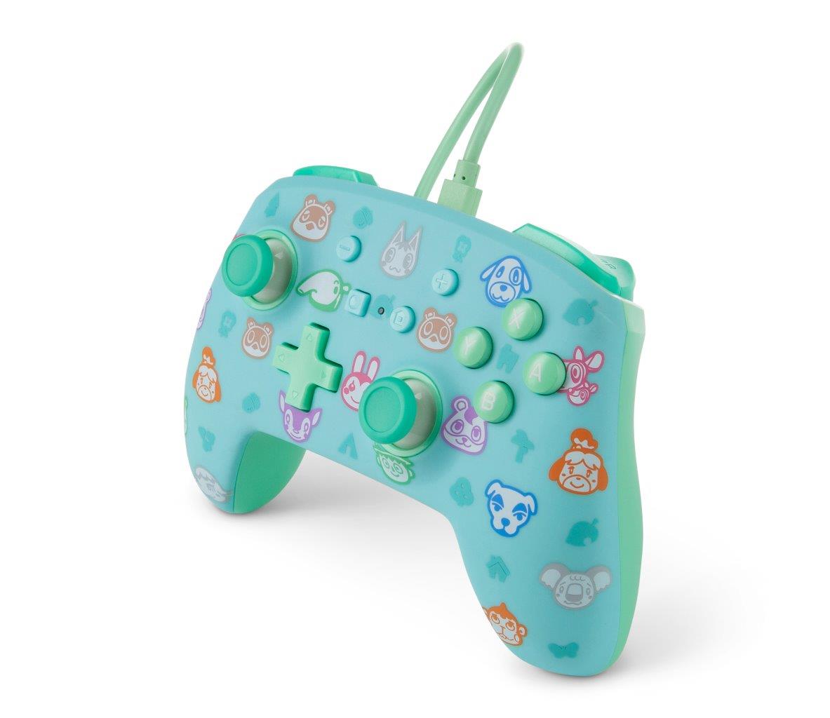 PowerA Enhanced Wired Controller for Nintendo Switch - Animal Crossing
