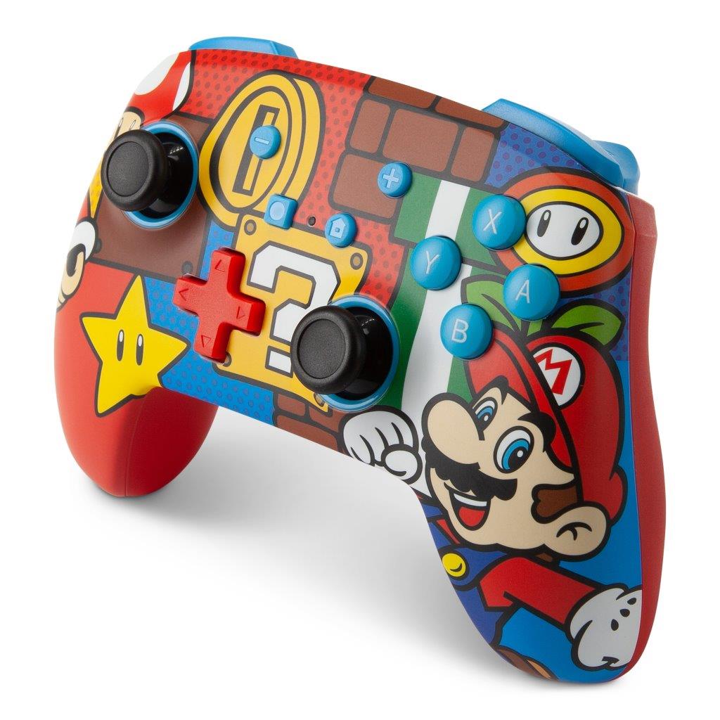 PowerA Enhanced Wireless Controller for Nintendo Switch - Mario Pop Art