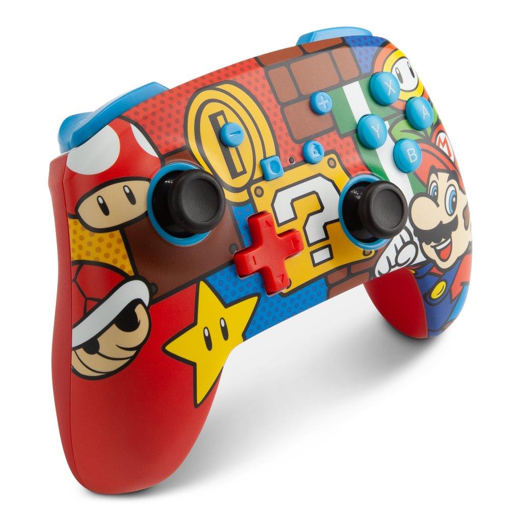 PowerA Enhanced Wireless Controller for Nintendo Switch - Mario Pop Art