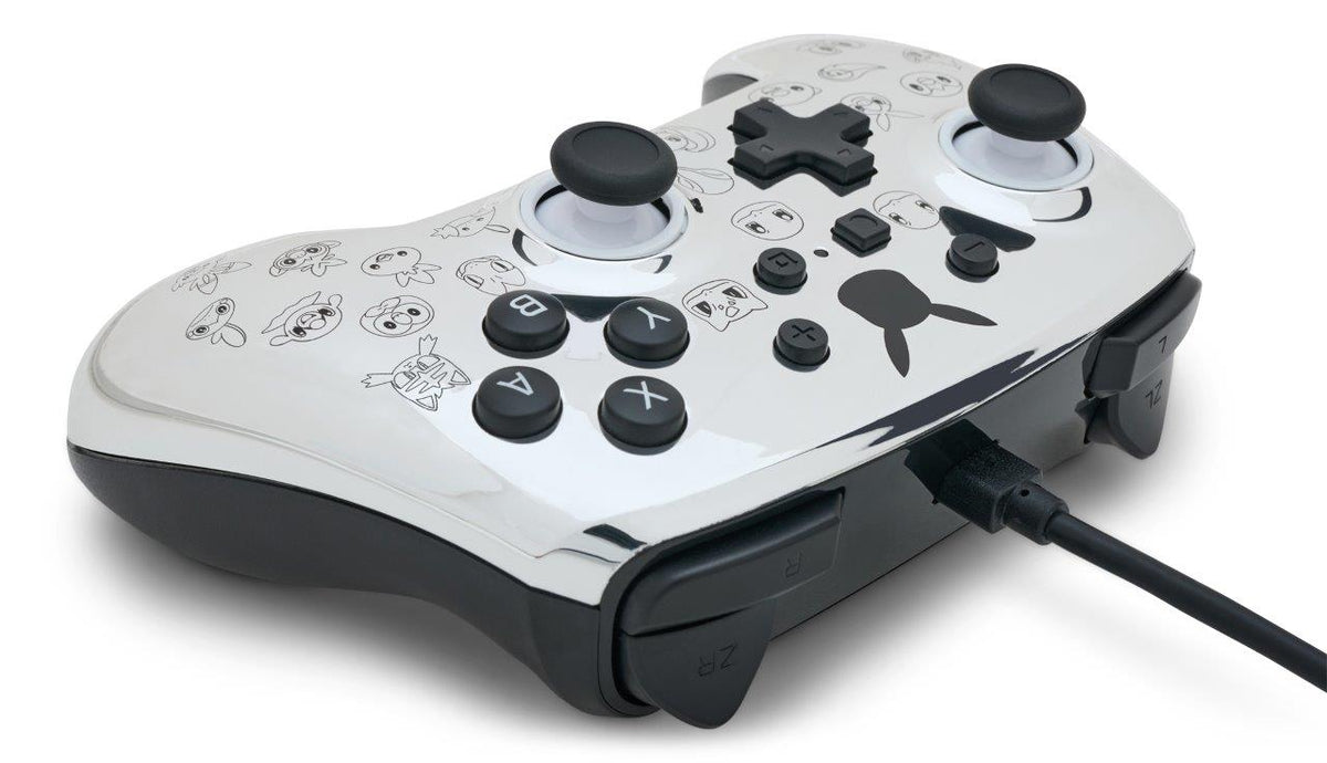 PowerA Enhanced Wired Controller for Nintendo Switch - Pikachu Black & Silver