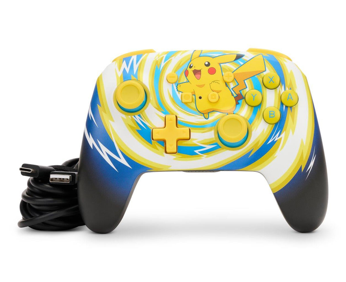 PowerA Enhanced Wireless Controller for Nintendo Switch - Pokemon: Pikachu Vortex (PowerA)