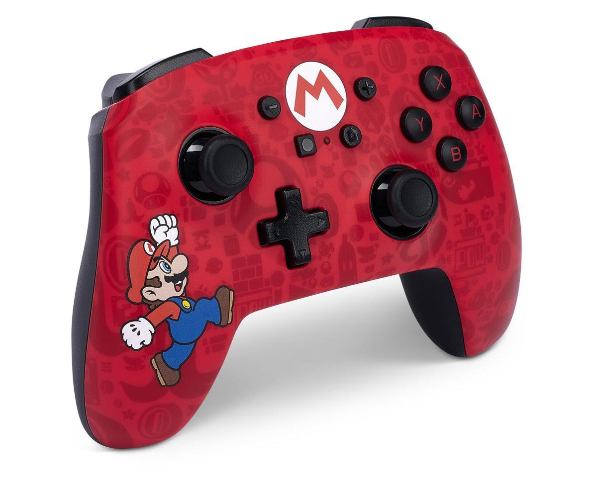 PowerA Enhanced Wireless Controller for Nintendo Switch - Here We Go Mario (PowerA)