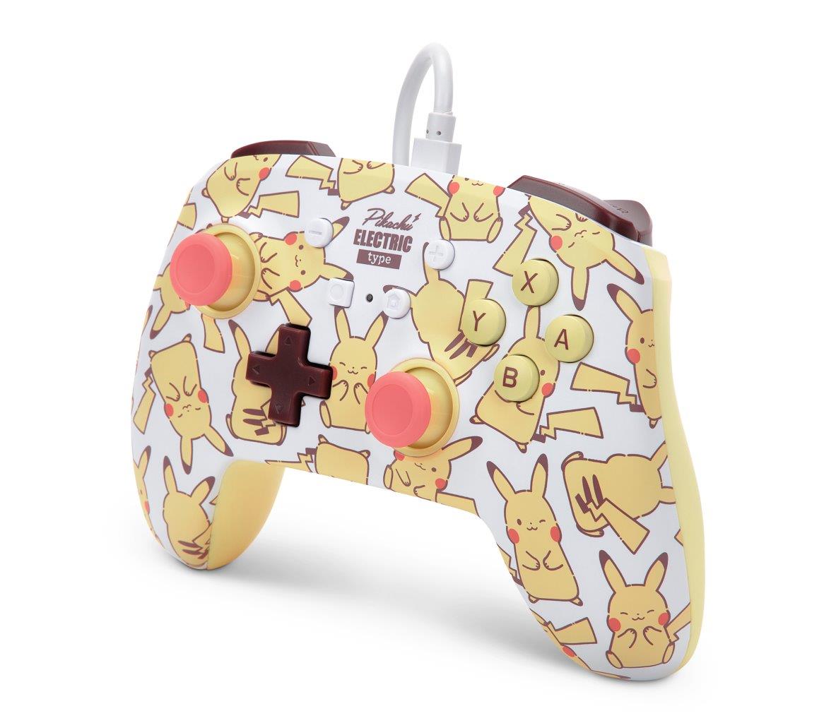 PowerA Enhanced Wired Controller for Nintendo Switch - Pikachu Blush