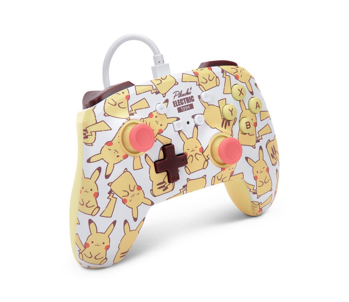 PowerA Enhanced Wired Controller for Nintendo Switch - Pikachu Blush