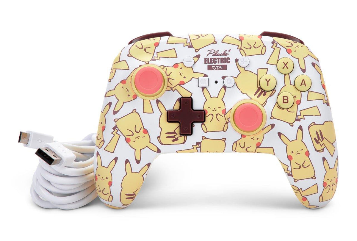 PowerA Enhanced Wired Controller for Nintendo Switch - Pikachu Blush