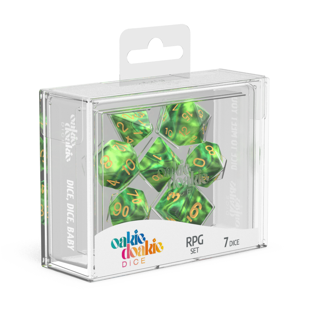 Oakie Doakie Dice Gemidice - Jungle RPG Dice Set