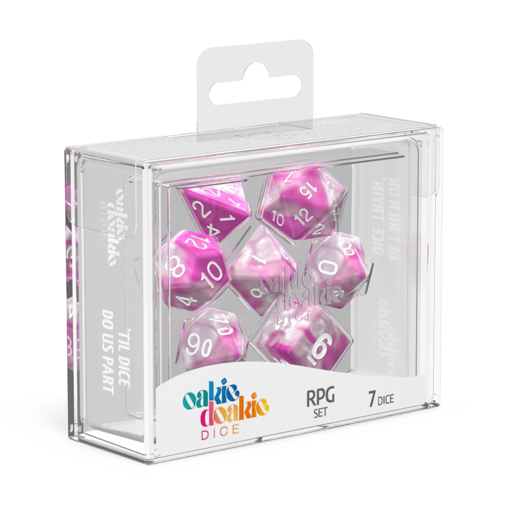 Oakie Doakie Dice Gemidice - Magnolia RPG Dice Set