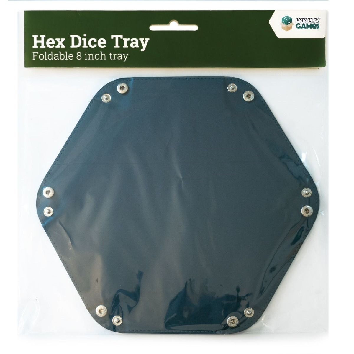 Hex Dice Tray 8" - Blue (LPG Essentials)