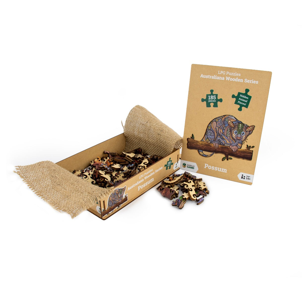 Possum 185pc - Australiania Wooden Series (LPG Puzzles)