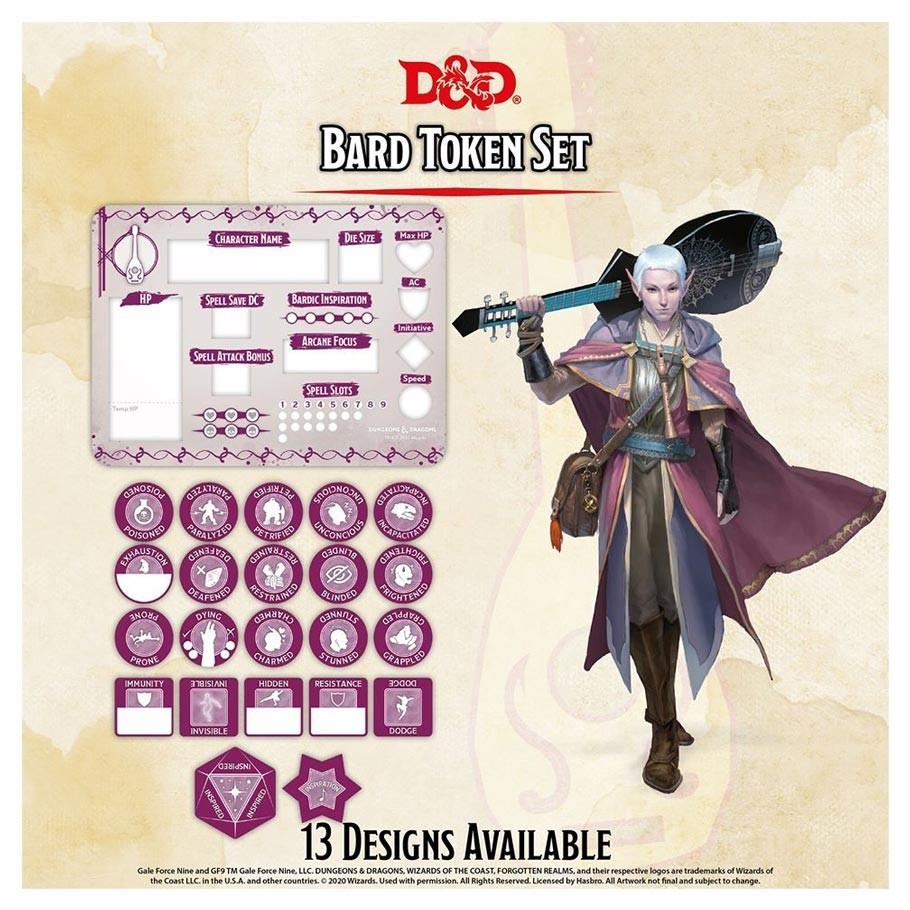D&D Class Token Set - Bard