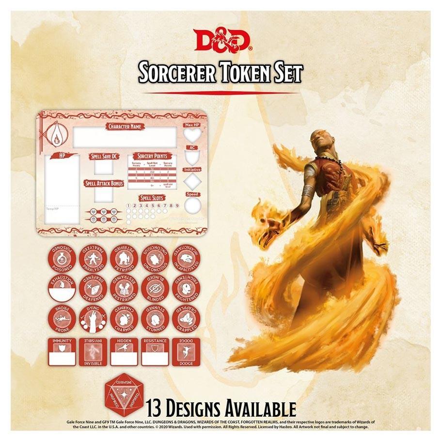 D&D Class Token Set - Sorcerer