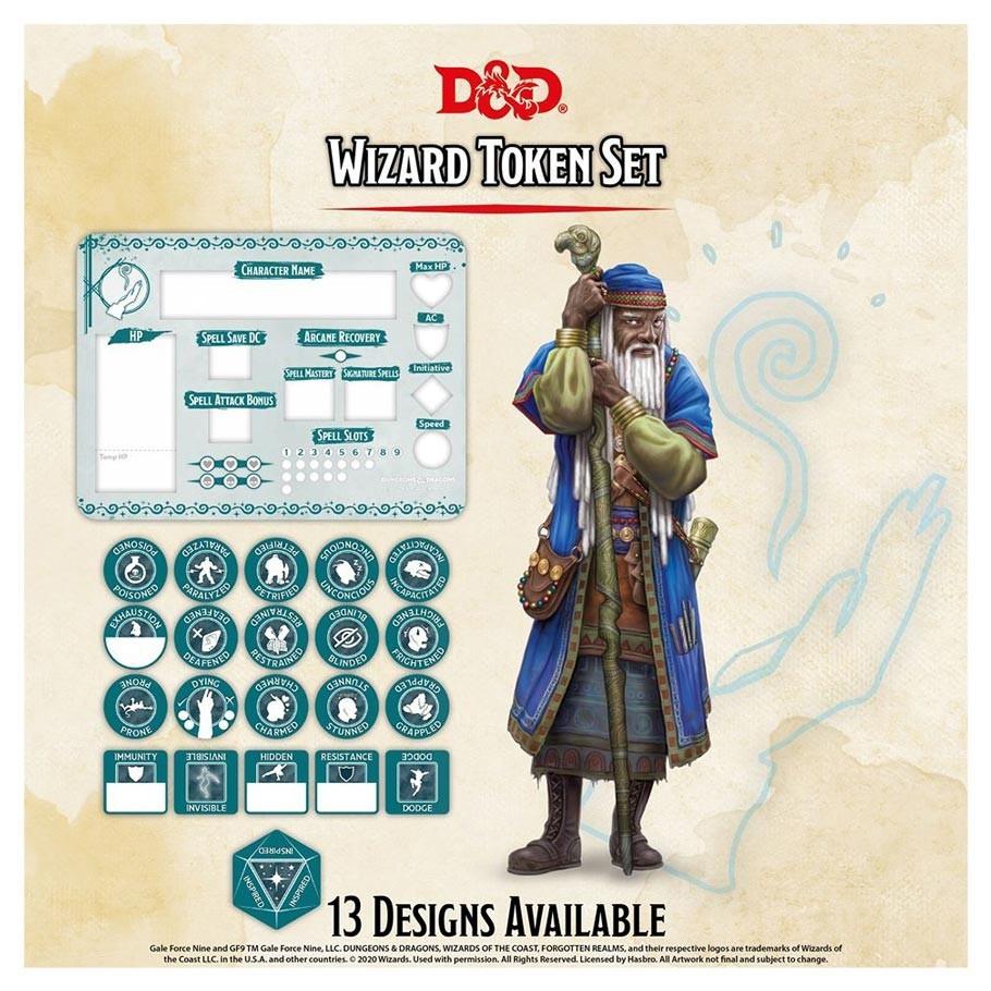 D&D Class Token Set - Wizard