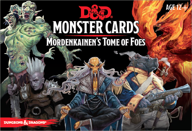 D&D Monster Cards - Mordenkainens Tome of Foes Deck (109 Cards)