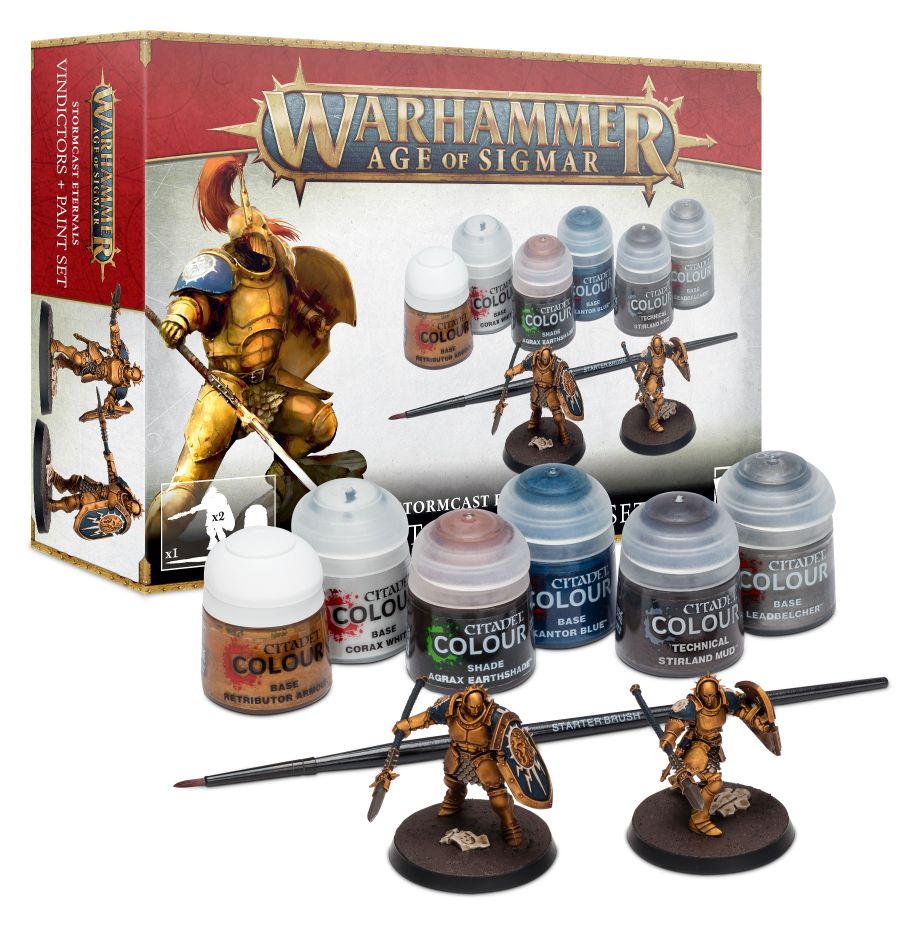 Stormcast Eternals - Vindicators & Paint Set (Warhammer Age of Sigmar)