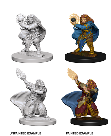 D&D - Dwarf Female Wizard (Nolzurs Marvelous Unpainted Miniatures)