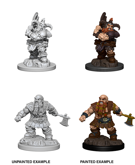 D&D - Male Dwarf Barbarian (Nolzurs Marvelous Unpainted Miniatures)