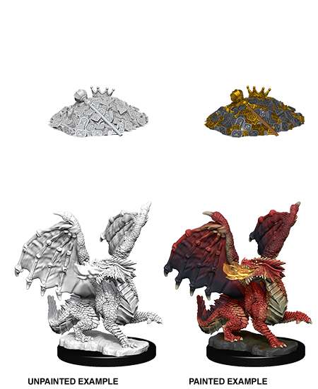 D&D - Red Dragon Wyrmling (Nolzurs Marvelous Unpainted Miniatures)