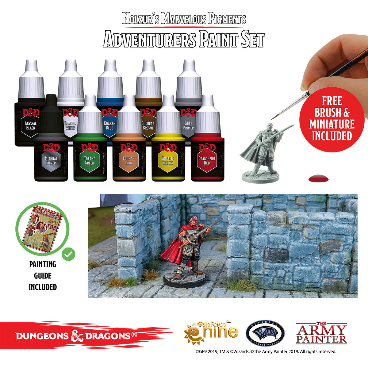 Adventurers Paint Set (D&D Nolzurs Marvelous Pigments)