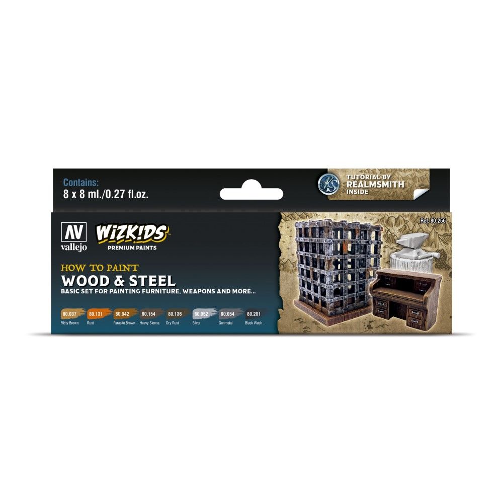 Wood & Steel (WizKids Premium Paint Set)