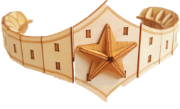 Incredibuilds Dc Wonder Woman 3D Wood Model
