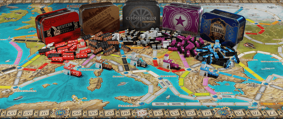 Ticket to Ride Europe 15th Anniversary Edition