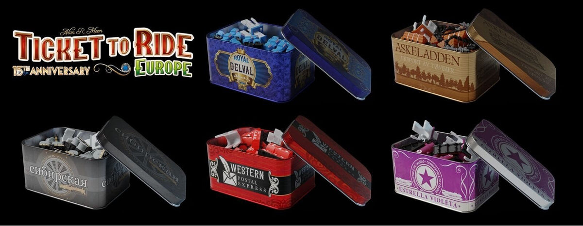 Ticket to Ride Europe 15th Anniversary Edition