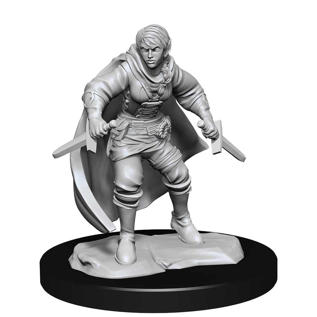 D&D - Half-Elf Rogue Female (Nolzurs Marvelous Unpainted Miniatures)