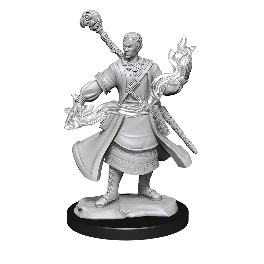 Half-Elf Wizard - Male (D&D Nolzurs Marvelous Unpainted Miniatures)