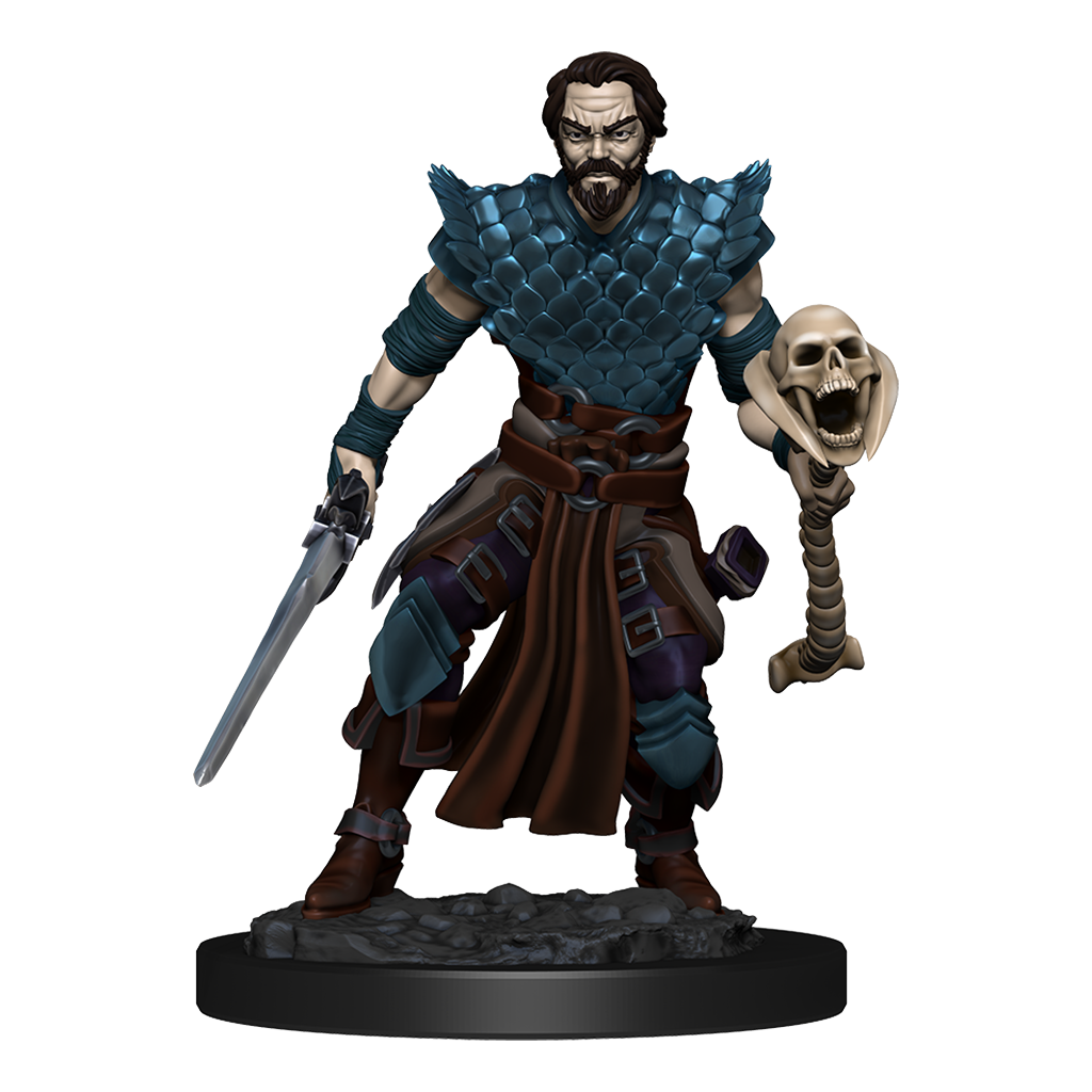 D&D - Human Warlock Male (Premium Painted Figures)