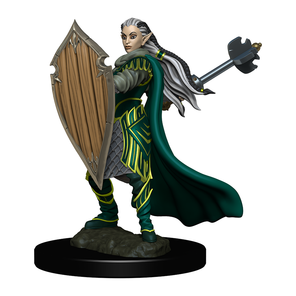 D&D - Elf Paladin Female (Premium Painted Figures)
